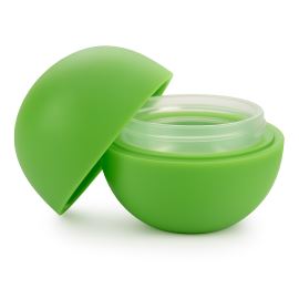 Plastový obal vajíčko na balzám na rty zelený,  7,4 ml