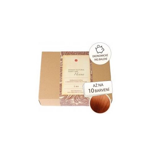 Henna - měděná barva a kúra na vlasy