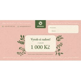 Darčekový poukaz 1 000 Kč