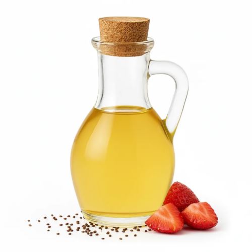 Olej z jahodových semienok, lisovaný za studena