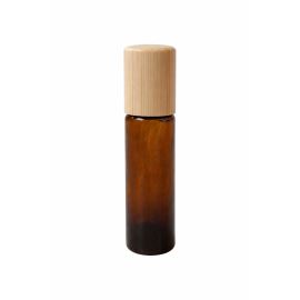 Roll-on hnědý s bambusovým víčkem, 10 ml, 1 ks