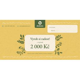 Dárkový poukaz 2 000 Kč