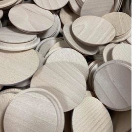 Dřevěné víčko na svíčku bez těsnění