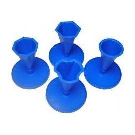 Plastová forma na svíčku, set čtyř druhů