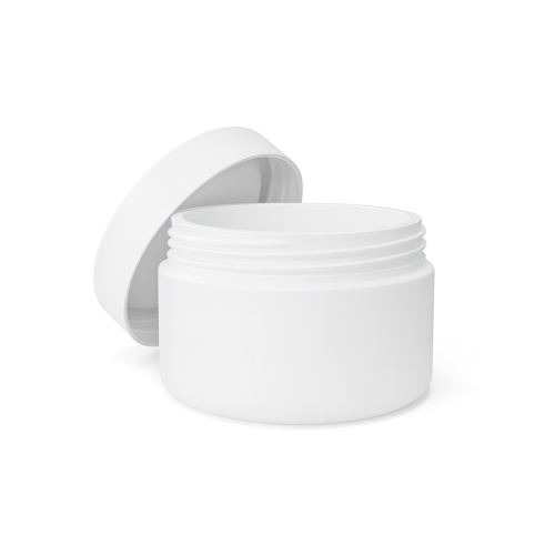 Plastový obal na krém bílý 100 ml, vč.mezivíčka
