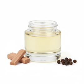 Santalové dřevo a černý pepř, vůně do svíček