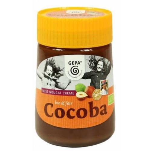 BIO nugátový krém Cocoba, sklo, 400 g